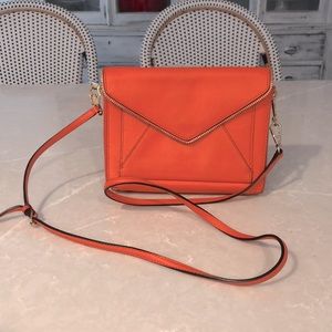 Rebecca Minkoff orange crossbody bag